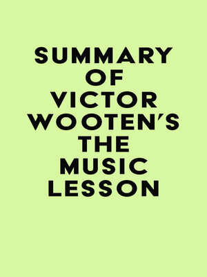 cover image of Summary of Victor Wooten's the Music Lesson